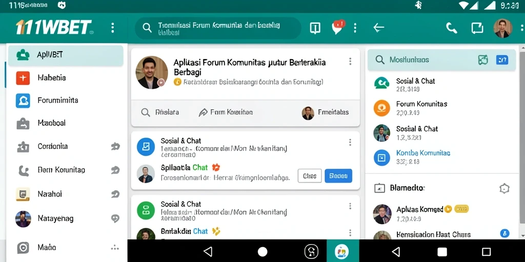 Antarmuka aplikasi 11WBET yang menarik dan interaktif.