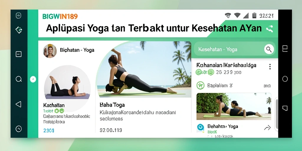 Tampilan antarmuka aplikasi BIGWIN189 yang user-friendly dan menarik.