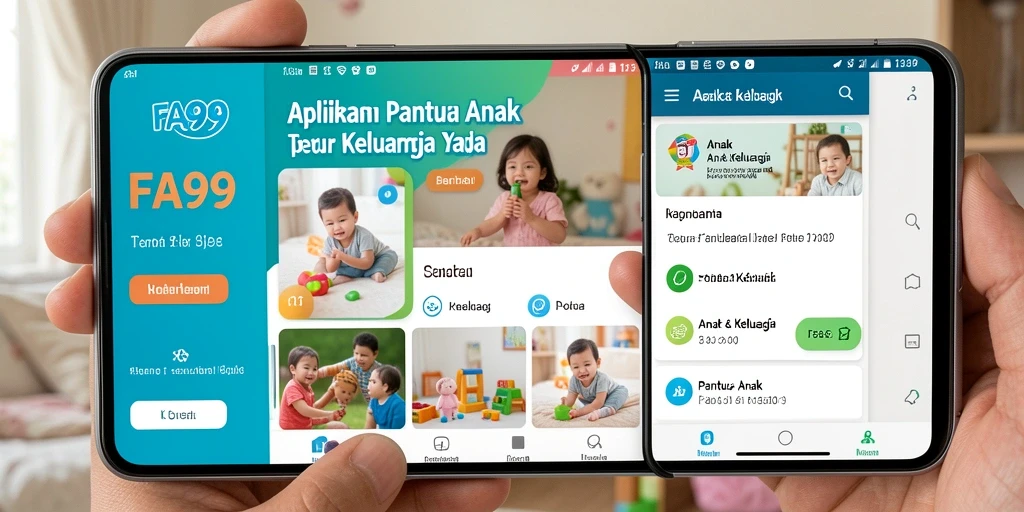 Antarmuka pengguna aplikasi FA99 yang intuitif dan informatif.