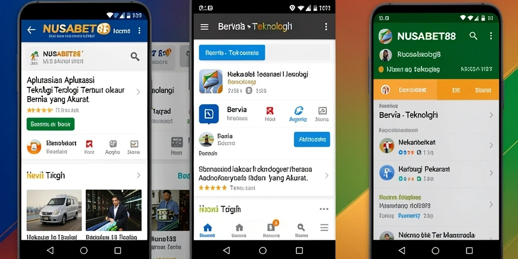 Tampilan antarmuka NUSABET88 yang modern dan fungsional.