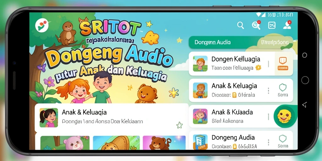 Tampilan antarmuka SRITOTO yang menarik dan ramah anak.