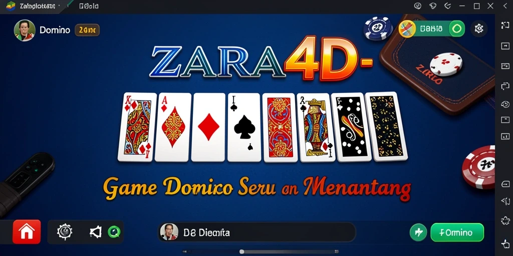 Tampilan antarmuka ZARA4D yang menarik dan mudah digunakan.