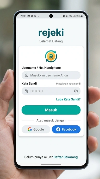 Panduan Masuk Akun Rejeki untuk Pengguna Android